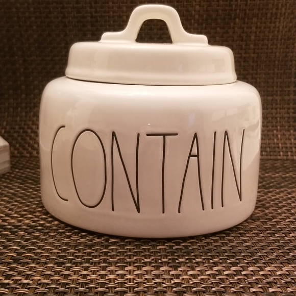 Rae Dunn Other - Rae Dunn "Contain" Ceramic Baby Canister. NWT.